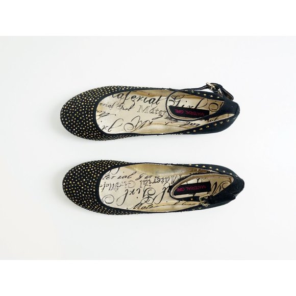 Material Girl Ballet Flats w Ankle Strap - Picture 5 of 6